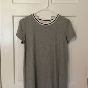 Grey t-shirt dress